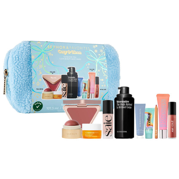 Sephora Favorites - Cozy and Clean Makeup and Skincare Set