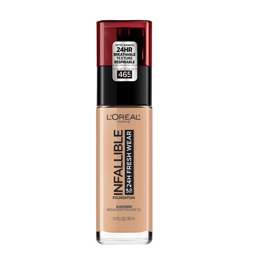 LOREAL PARIS - Infallible 24 Hour Fresh Wear Foundation Lightweight - 465 Sand